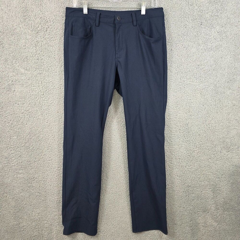 G/Fore Pants Mens Blue Golf Chinos 32x30 Straight Leg Stretch Preppy